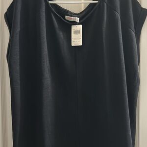 Hanes Black Muscle Tee for Women